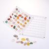 A Collection Of Natural Stones Storage Box For Children'S Experiments, 1Set Of Minerals And Gems For Creativity Gift