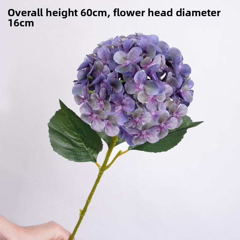 Искусственная гортензия Свадебный зал Домашнее украшение Орнаменты, Искусственная гортензия Искусственные цветы 60cm