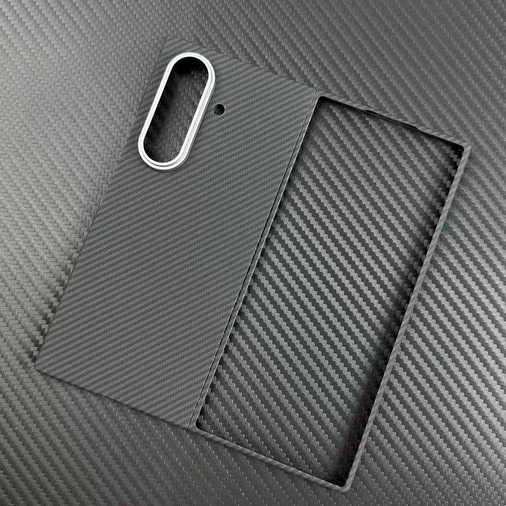 Suitable for Samsung Zfold7 Kevlar Mobile Phone Case Samsung Z Fold7 Folding Ultra Thin Magnetic Protective Case