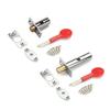 2Pcs Mortice Door Bolts with Star Key Copper Cores Hardware Pipe Tube Well Security Mortise Lock Easy To Install