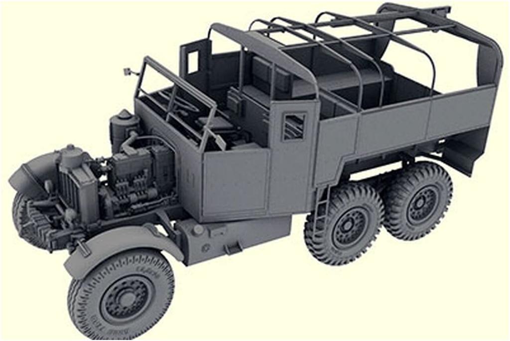 Thunder Model 1/35 Scale British Scammel Heavy Artillery Tractor R100 BL 7.2-inch Howitzer Plastic Model Kit TB35212
