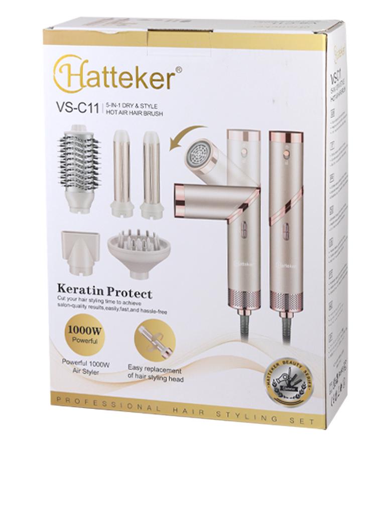 Cross-border Multi-functional Electric Hair Styler: Hot Air Dryer, Curl, Straighten & Blow Comb Set