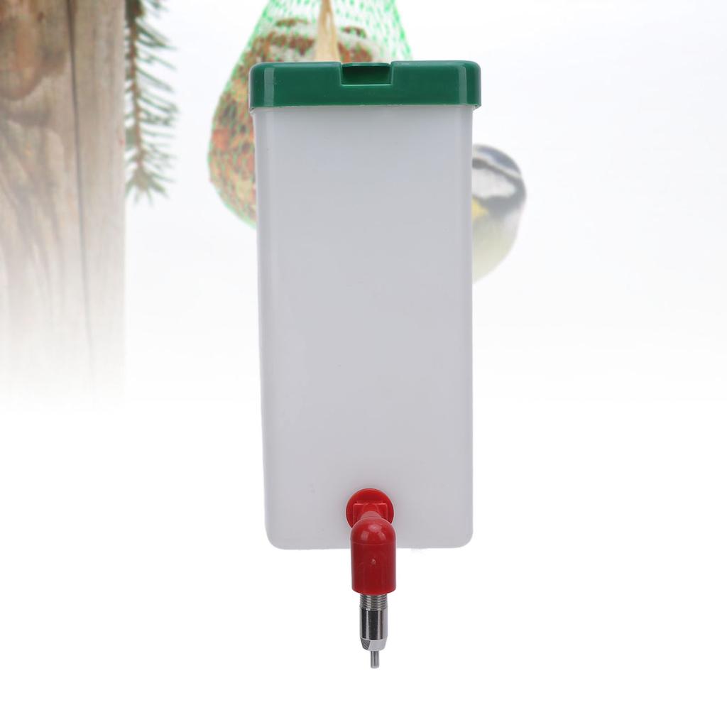 Automatic Bird Waterer High Capacity Adjustable Water Flow Parrot Parakeet Water Feeder for Cage