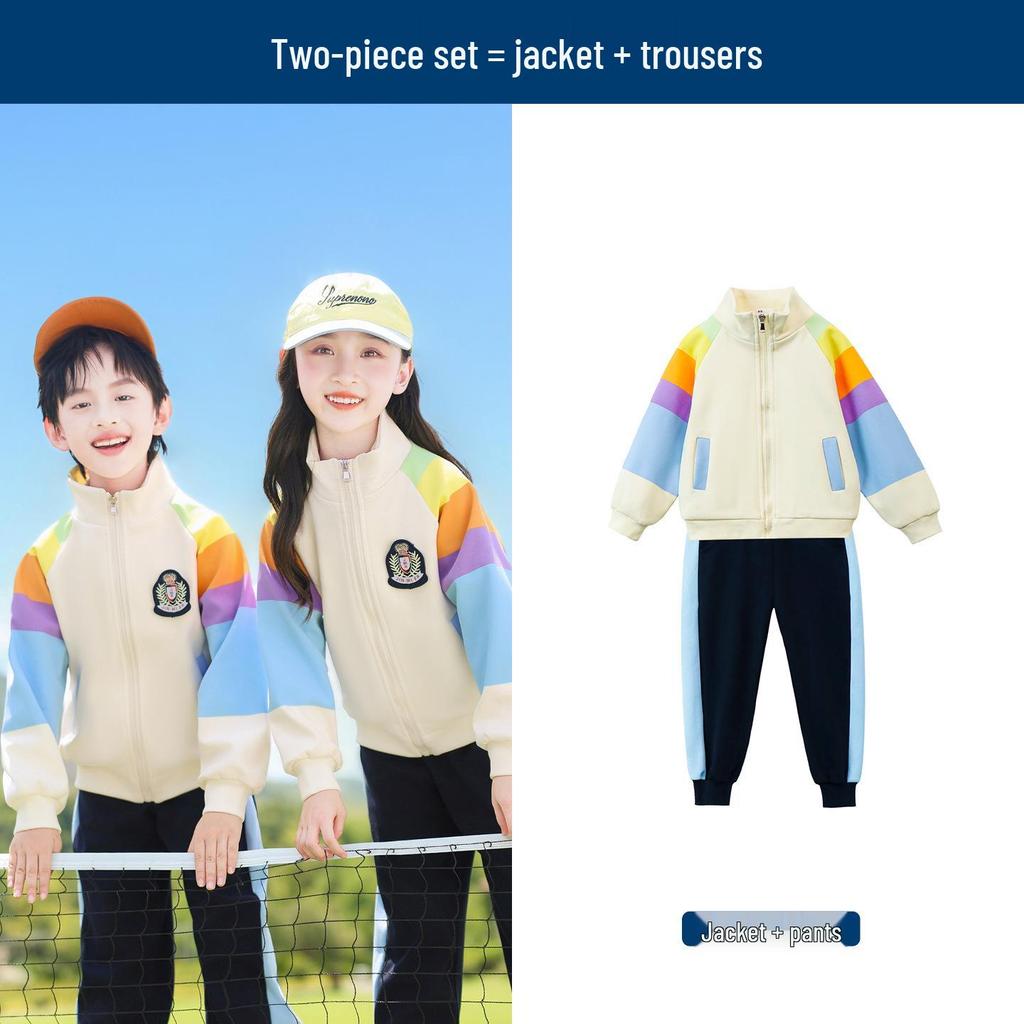 Summer Style Two-Piece Set: Kindergarten & Primary School Uniforms