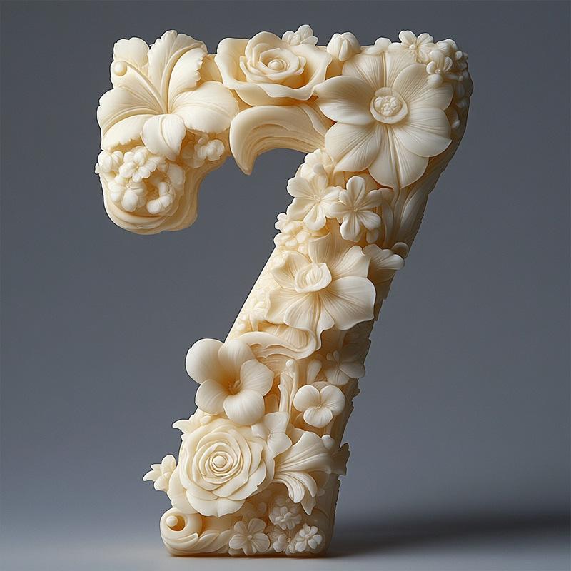 Arabic Number Candle Silicone Mold - DIY Aromatherapy Decor, 3D Resin/Plaster Molds for Home Craft Making