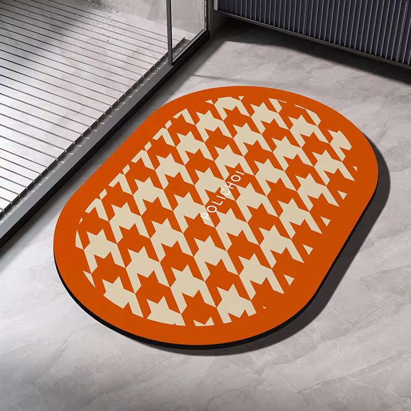 Cute Rabbit Floor Mat Bathroom Mat Door Mat Non-Slip Mat Toilet Floor Rug  Bathtub Floor Mat Welcome Mat