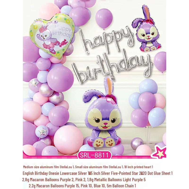 Adult & Children Birthday Number Balloon Decoration Set