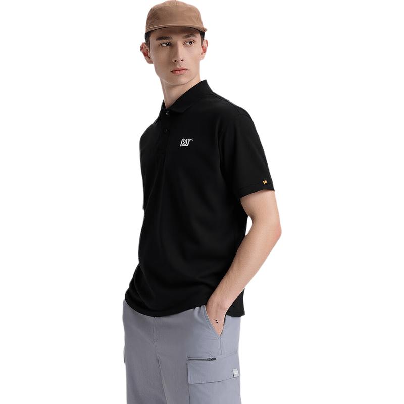 

CAT 2025 Summer Cooling Men s Outdoor Casual Polo T-Shirt M