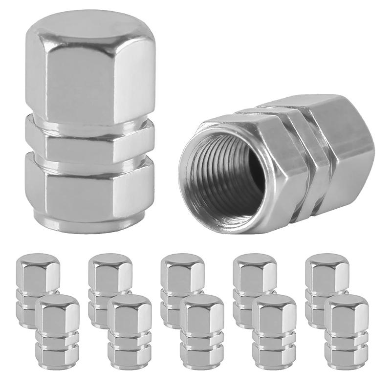 

12 шт. алюминиевые колпачки стержней клапанов автомобильных шин, универсальный размер, для автомобилей, внедорожников, велосипедов, грузовиков и мотоциклов 12 pcs