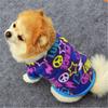 Pet Dog Puppy Winter Soft Warm Heart Star Print Clothes Coat Costume Apparel