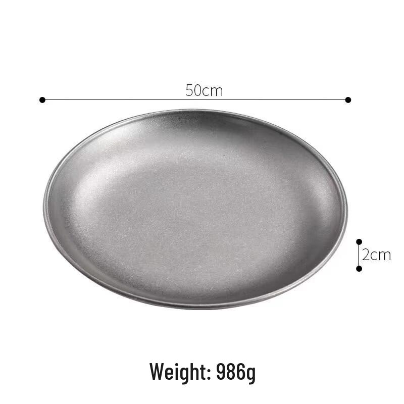 Wutuo Vintage Korean Style Stainless Steel Tray