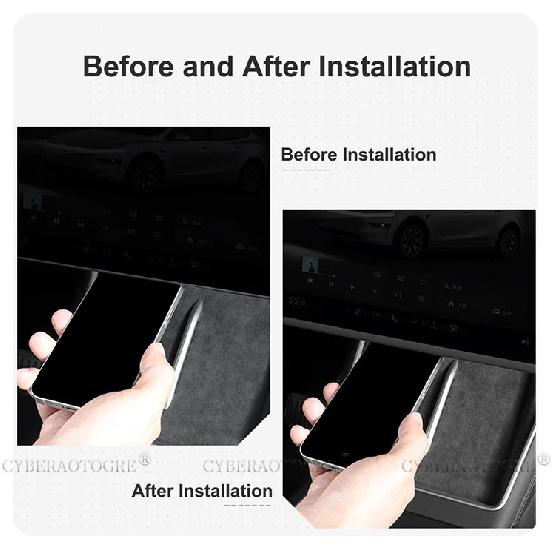 For Tesla Model Y Juniper 2026 Central Control Display Navigation Screen Protector 16-inch Silicone Protective Frame Edge Cover