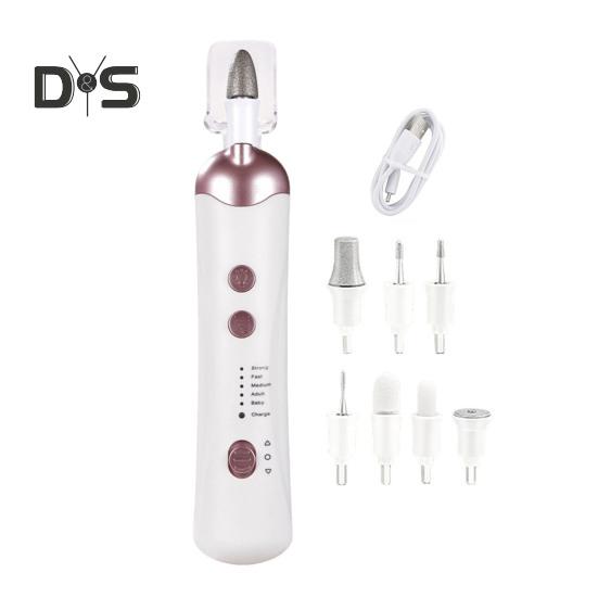 

Электрическая дрель для ногтей с 8 сверлами, светодиодная подсветка, режимы зарядки от USB, регулируемая пилочка для ногтей, портативный аппарат для снятия акрилового геля и маникюра белый