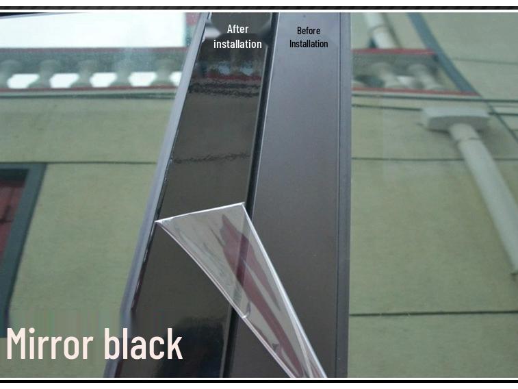 Center Pillar Carbon Fiber Protective Stickers for BMW 3, 5, 7 Series, X3, X6 - B Pillar Protection Film