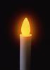 Asahi Denki Kasei Smile Kids Electric Candle with Stand, Small, Brown, ARO-4202