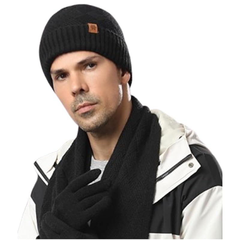 

[M-Thing] knit hat knit cap Cold protection golf Was it warm beanie hat sports autumn winter MEN WOMEN Expansion and contraction Heat retention Soft