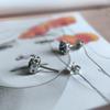 Серебряные серьги с изумрудом nano 0.648ct (2192251)