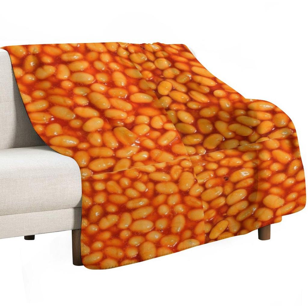 Κουβέρτα Ρίψης Baked Beans Πολλαπλών Χρήσεων Μαλακή Ζεστή Κουβέρτα για Σπίτι Ταξίδι