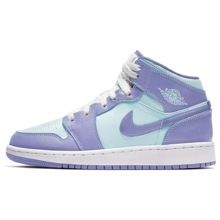 (GS) Air Jordan 1 Mid Purple Pulse Kids 554725-500 EU 36