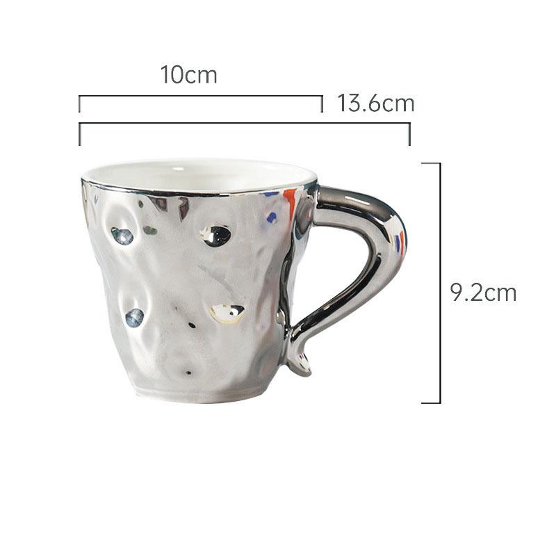 350ML European Ceramic Coffee Mug Exquisite Afternoon Tea Flower Tea Coffee Cup Home Ceramic Breakfast Milk Mug Birthday Gifts
