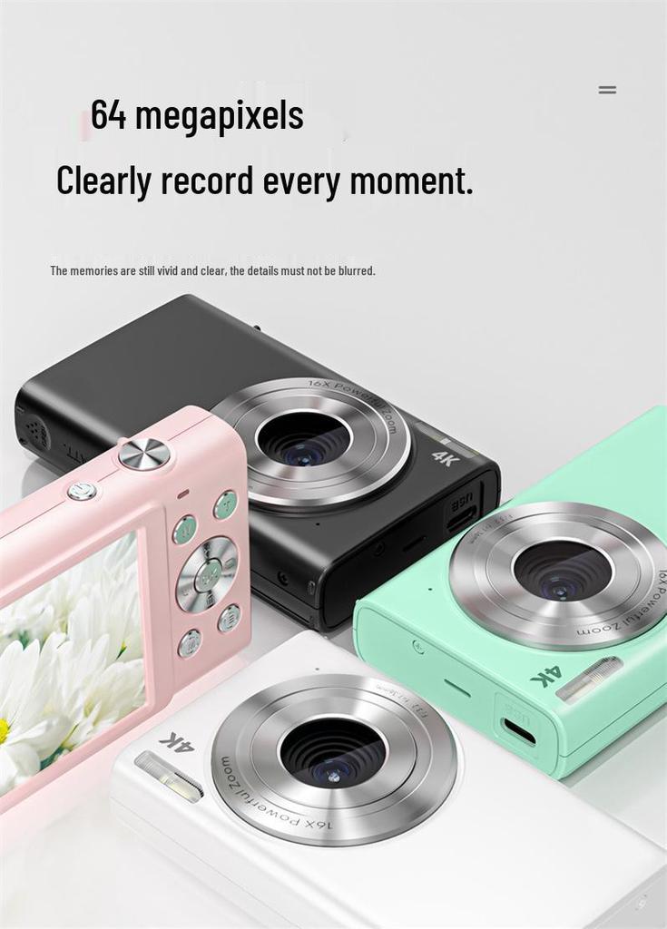 DC402 HD Flip Screen Children's and Student Party Camera
