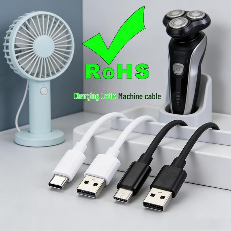 

RoHS Certified Type-C USB Fast Charging & Data Cable for Phones, Fans, and Shavers