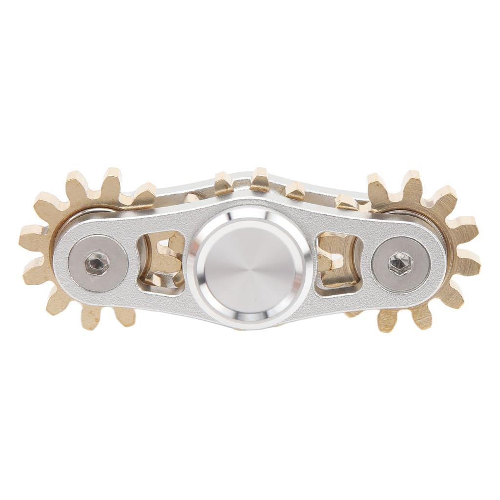 Gears Linkage Rotating Toy Kid Adult Metal ADHD Anxiety Stress Relief Bearing Finger Rotating Toy