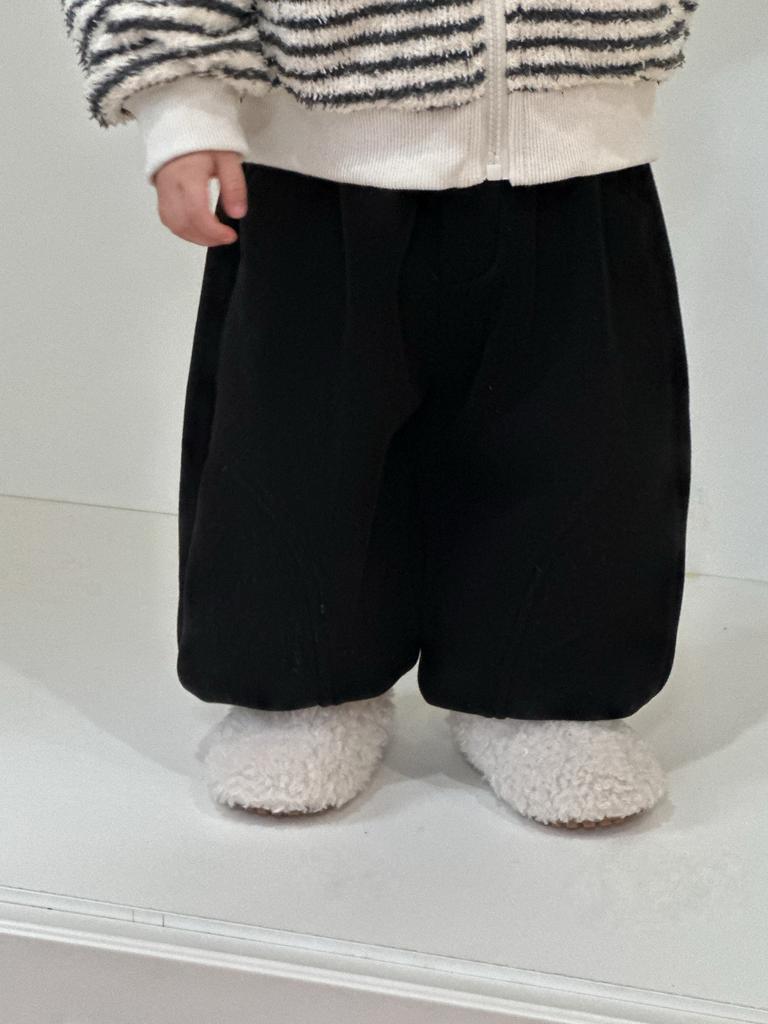 Children's clothing new winter baby clothes children's clothing winter thickened pants boys fleece sweatpants