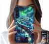 Samsung A50 / A30S Tok - Vonat, Karácsonyi Expressz Minták + Üveg
