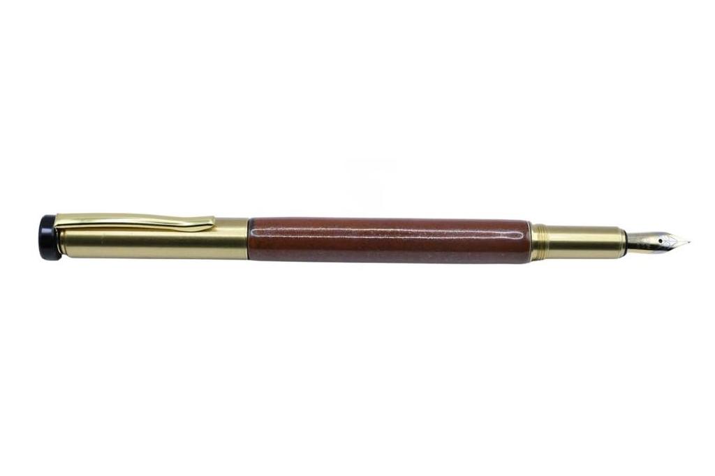 Kiyoteru Craft Porcelain Fountain Reddish Brown Pen, CL_TFP_29