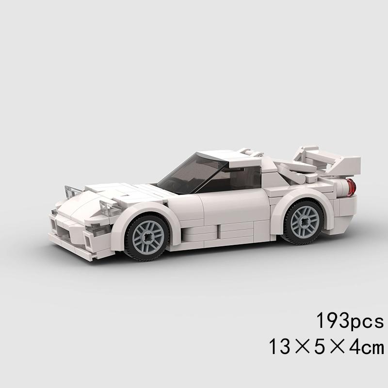 MOC Car Super Race City Speed Sport Pickup Vehicle Model Building Blocks Rally Supercar Racing Bricks Christmas Gift Technical