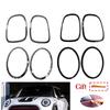 For BMW Mini Cooper F55 F56 F57 2015-2024 Headlight Trim Ring Tail Light Frame Bezel Head Rear Lamp Cover Replacement Part
