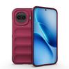 KEYSION Heavy Duty Shockproof Matte Phone Case for IQOO 15R 5G Anti-skid Soft Silicone Phone Back Cover for IQOO Z11 Turbo
