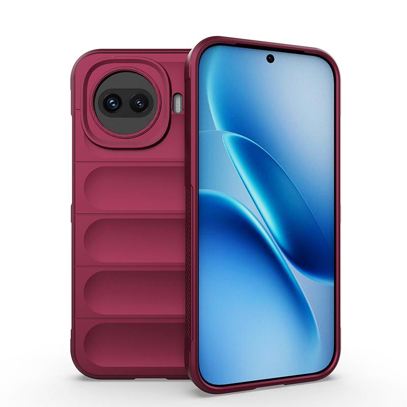 KEYSION Heavy Duty Shockproof Matte Phone Case for IQOO 15R 5G Anti-skid Soft Silicone Phone Back Cover for IQOO Z11 Turbo