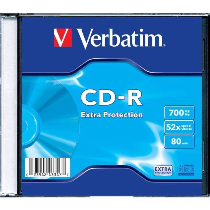 VERBATIM - VERBATIM ICA CD REC CD-R REGISTRABILE 80 MIN 700 Mo