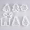 Christmas Tree Silicone Mold Santa Elk Scene Candle Mould Plaster Resin Mold 3D DIY Gypsum Aromatherapy Candle Mold Party Decor