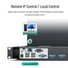 MT-viki 8-Port IP Remote KVM Switch with 17-inch LED Console