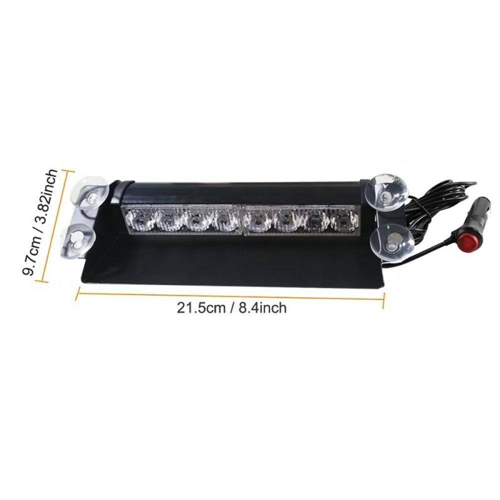 Aluminium Alloy LED Police Strobe Lamps 8LED Emergency Signal Lamps  Emergency