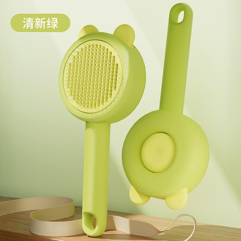 Cat comb, dog brush, pet one-click hair removal needle comb, pet special hair removal comb, cleaning and beauty comb