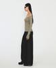 Daiaegeuneol Off Shoulder Strap Knit (Khaki)