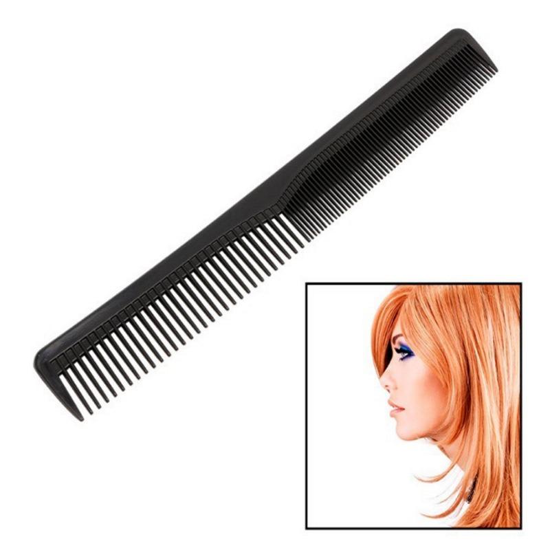 3pcs Hair Comb, Black Plastic Hairdressing Styling Fine Tooth Cutting Combs for Salon, Suits Most Kinds of Hair Types