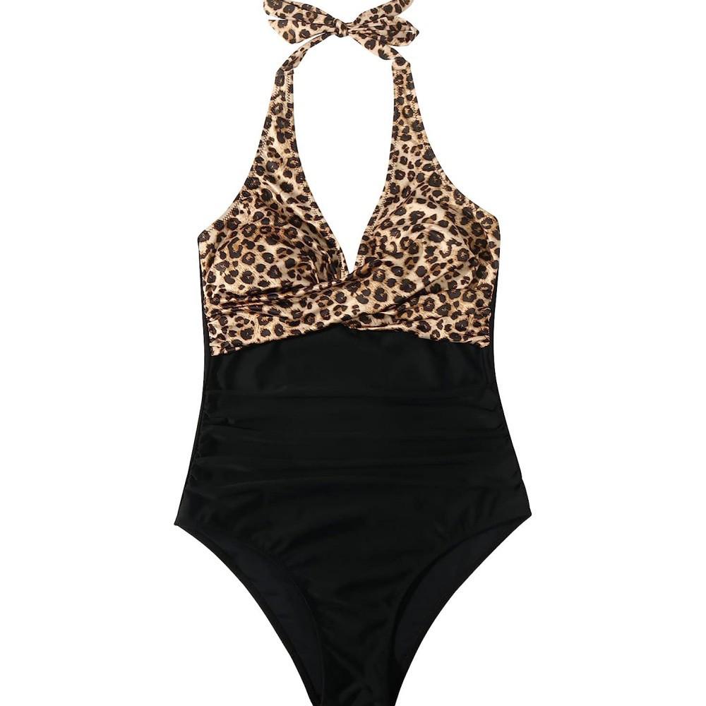 2024 European & American Chic Backless Slimming One-Piece Swimsuit for Women