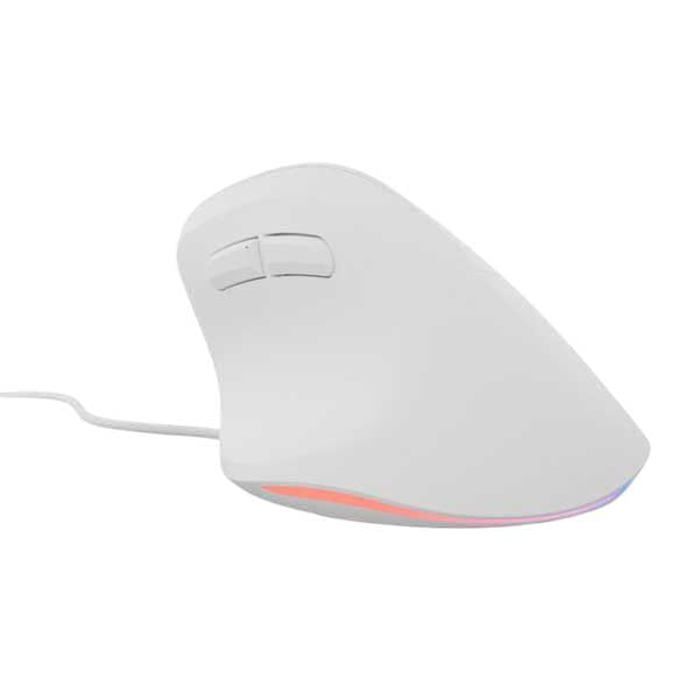 Souris Optique - Natec - PE21415297 - 12800 Dpi - Universelle - Couleur Blanche