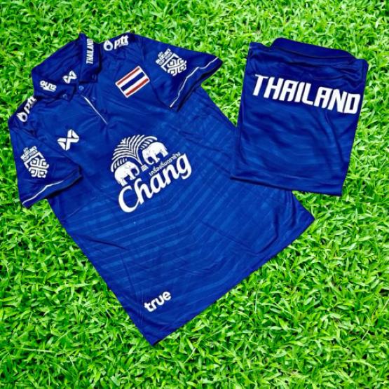 

ТАИЛАНД Национальный футбол Футбольная тренировка ДЖЕРСИ CHEER Фанатская версия Быстросохнущая рубашка Поло Полиэстер Униформа с короткими рукавами Логотип слона Спорт на открытом воздухе 3XL