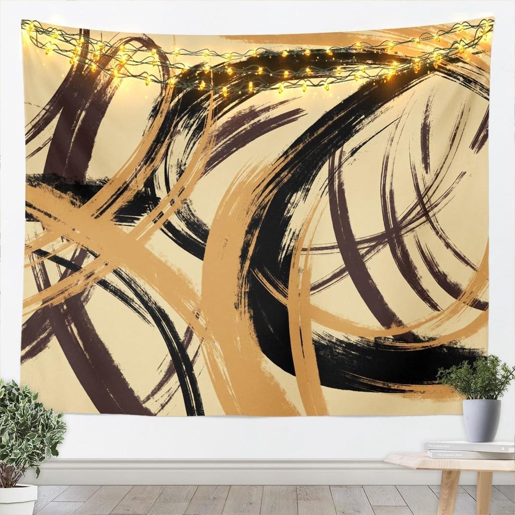 Hot Pink Black White Tapestry For Kids Boys Girls Abstract Morden Wall Art Buffalo Check Wall Hanging Blanket Bedroom Decor