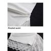 New Summer Women's Clothing with Irregular Design Lace French Sleeveless Tank Top T-Shirt