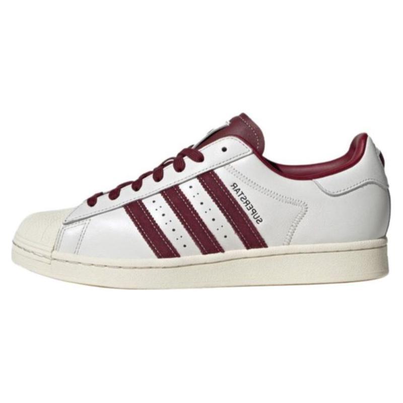 Adidas Superstar 'Off White Maroon' Sneakers IF1781