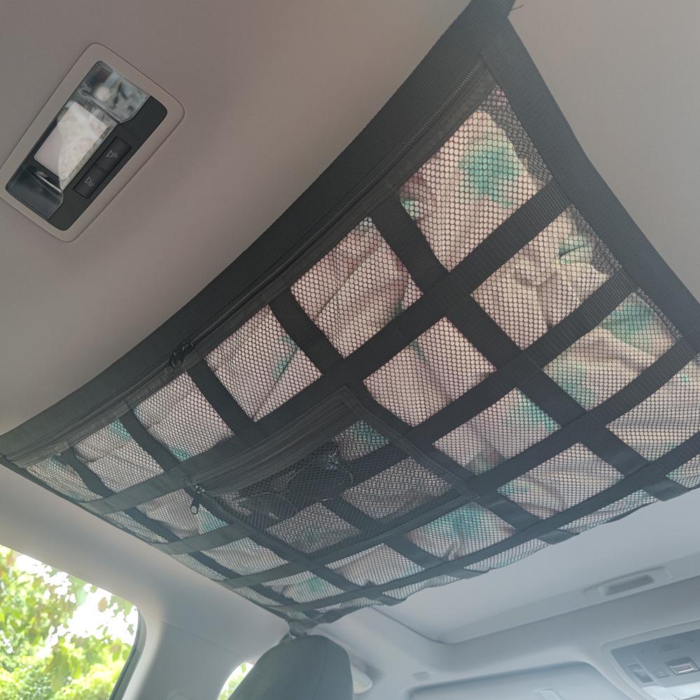 Car Interior Roof Storage Mesh Bag - Car Roof Storage Net Organize