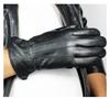Unisex Patchwork Sheepskin Leather Gloves for Outdoor Cycling and Motorcycle Use