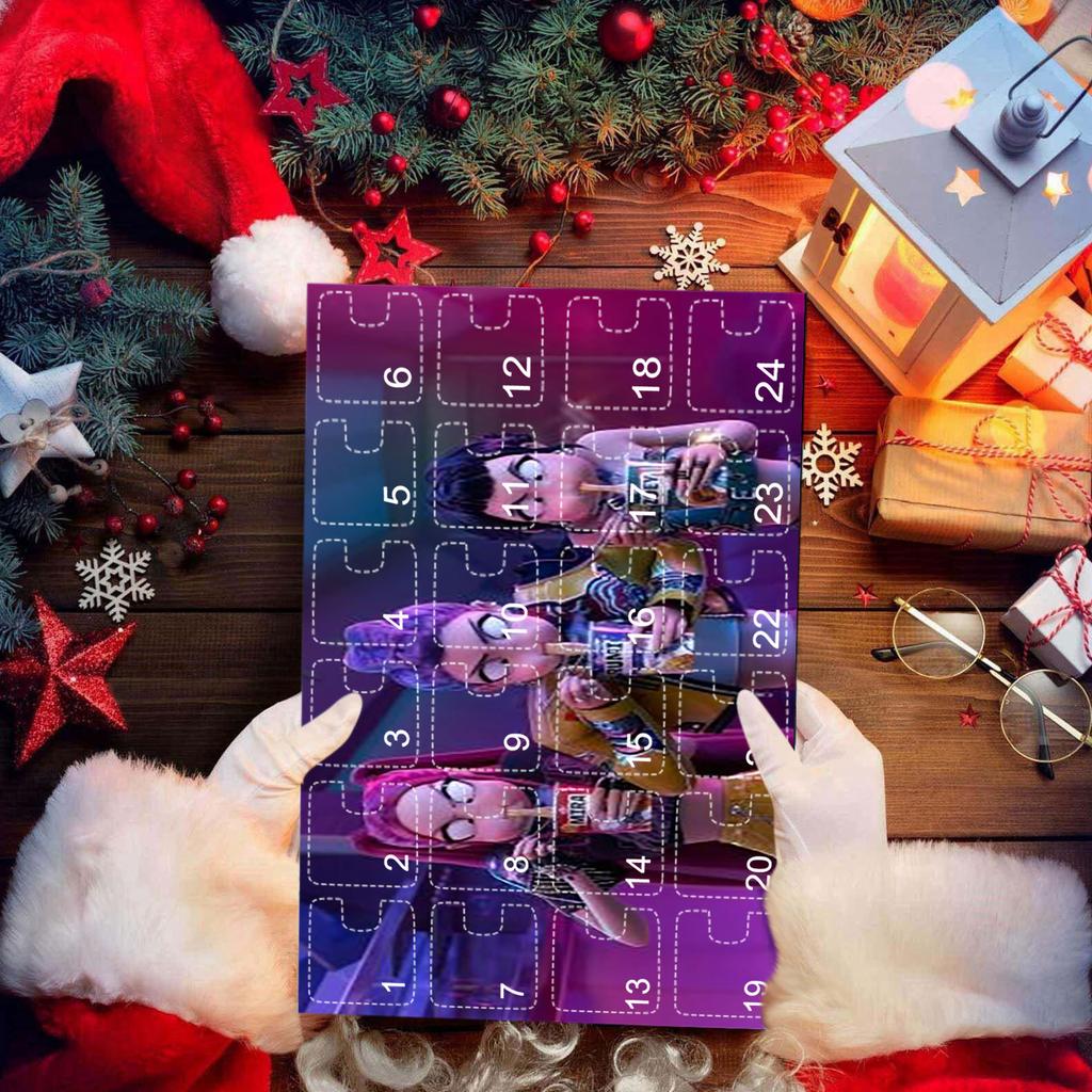 Ankomstkalender Inkluderer 24 Ankomstkalendere, Nedtellingskalender og Overraskelsessamleobjekter